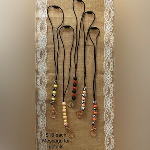 Beaded lanyard